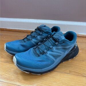 Salomon Blue Athletic Running Shoes